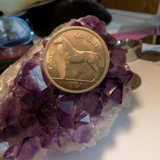 Ireland 1967 Halfcrown in Uncirculated Condition.Excellent Lustre.