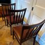 Teak Mid-Century Solid Wood Chairs x 8 Image 7