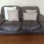 brown leather sofa FREE Image 2