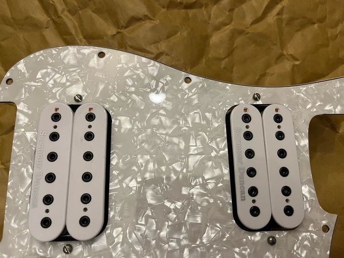 Seymour Duncan Full Shred humbucker pickups fender Stratocaster PICKGUARD SH-10 neck and SH TB 10 bridge set white accessories electric guitar parts