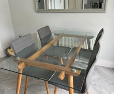 Glass table & Chairs