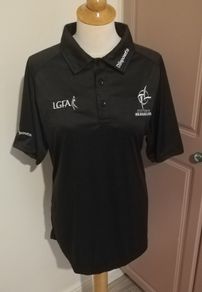 GAA Kildare ladies LGFA black polo shirt large size