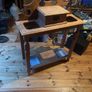 Solid oak umbrella/ walking cane . Hall stand Image 5