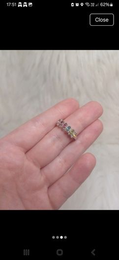 tourmaline ring silver s925 adjustable