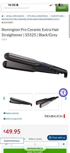 Brand new unused Remington Pro-Ceramic Extra S5525
