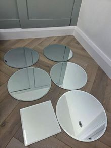 Mirror Plates Centrepieces