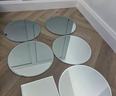 Mirror Plates Centrepieces