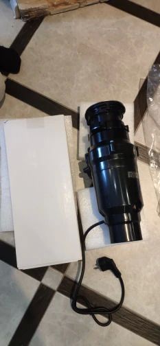 BRAND NEW Continuous Feed Garbage Disposal with Sound Reduction,1/2 HP Stainless Steel Food Waste Grinding System,Power Cord Included