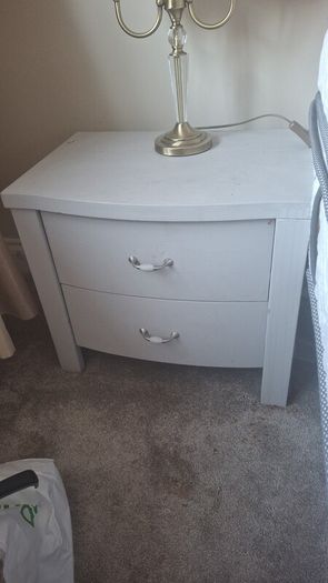 x2 bedside lockers