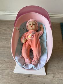 Baby Annabelle Rocker Cot Toy Doll Girl
