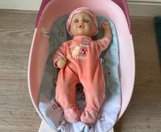 Baby Annabelle Rocker Cot Toy Doll Girl
