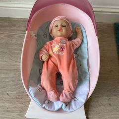 Baby Annabelle Rocker Cot Toy Doll Girl