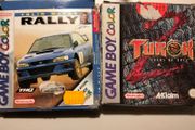 Colin McRae Rally + Turok 2 Nintendo Gameboy Color