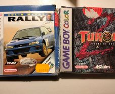 Colin McRae Rally + Turok 2 Nintendo Gameboy Color