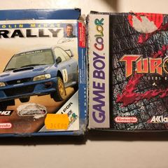 Colin McRae Rally + Turok 2 Nintendo Gameboy Color