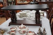 Vintage Carved Elephant Coffee Table