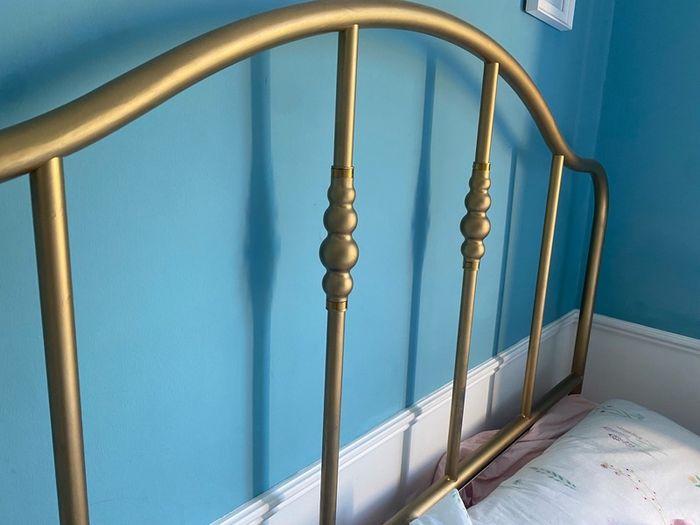 Gold Metal Bed Frame