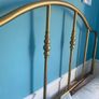 Gold Metal Bed Frame Image 3
