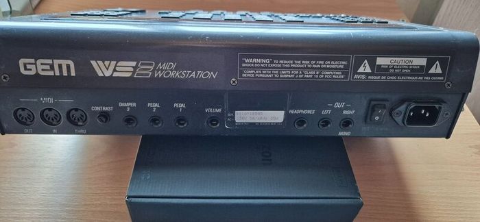 Music sequencer WS2 Midi GEM Workstation