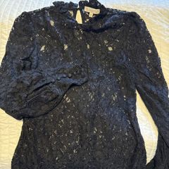 blouse black XS elegant
