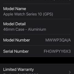 Apple watch 10 series 46 mm