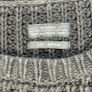 AllSaints Rok Crew Jumper Size Medium Mens Black 100% Cotton Ribbed Knit Sweater Image 6