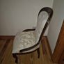 Victorian Style Vintage Balloon Back Upholstered Nursing Chair Image 5