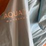 Aqua blue rain jacket Raincoat waterproof jacket uk14 blue and grey Image 5