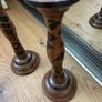 Tall Wooden Candle Holders Image 4