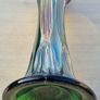Fenton  Iridescent Green Glass  Vase Image 6