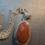 Solid silver pendant and chain Image 4