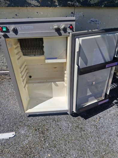 Camper van fridge