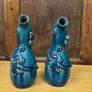 Japanese Awaji dragon vases Meji period Image 7