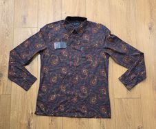 Ben Sherman Paisley Print Shirt Size Medium