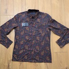 Ben Sherman Paisley Print Shirt Size Medium