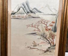 Antique art tapestry