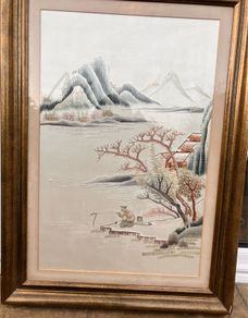 Antique art tapestry