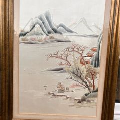 Antique art tapestry