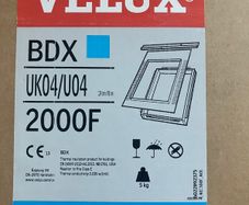 2 X VELUX BDX UK04 2000F Insulation and Underfelt Collars - 134cm x 98cm