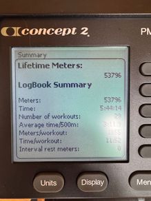 Concept2 PM5 Rower