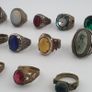 Old World Jewellery Collection 15 Mixed Brass Statement Rings Image 8