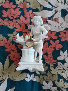 Victorian Bisque Angel Cherub