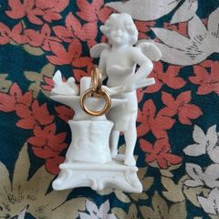 Victorian Bisque Angel Cherub
