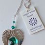 Crystal Radiance - Guardian Angel Wings Birthstone May - Embellished with Swarovski Crystals Image 5