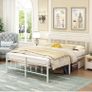 King Size Bed Frame with Victorian Headboard and Footboard Image 10
