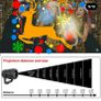 2021 Halloween Christmas Projector Lights, Outdoor Holiday Decorations,Halloween Led Projector Lights, 16 Patterns Waterproof Xmas Snowflake Snow Light, Party Garden laser Projection Lamp Image 2