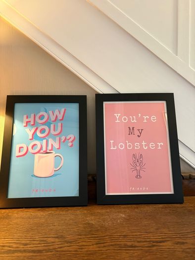 Friends Framed Prints Set of 2