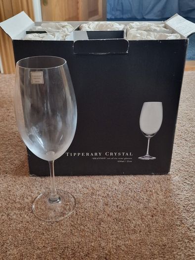 Tipperary Crystal Shannon Wine Glasses