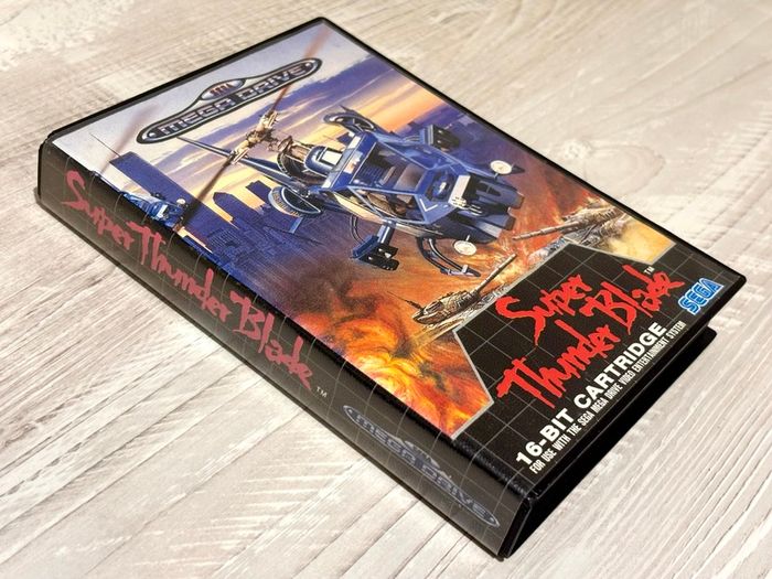 Super Thunder Blade for Mega Drive - Boxed and Minty