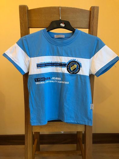 short sleeve T-shirt for boys, aged 7-8 years